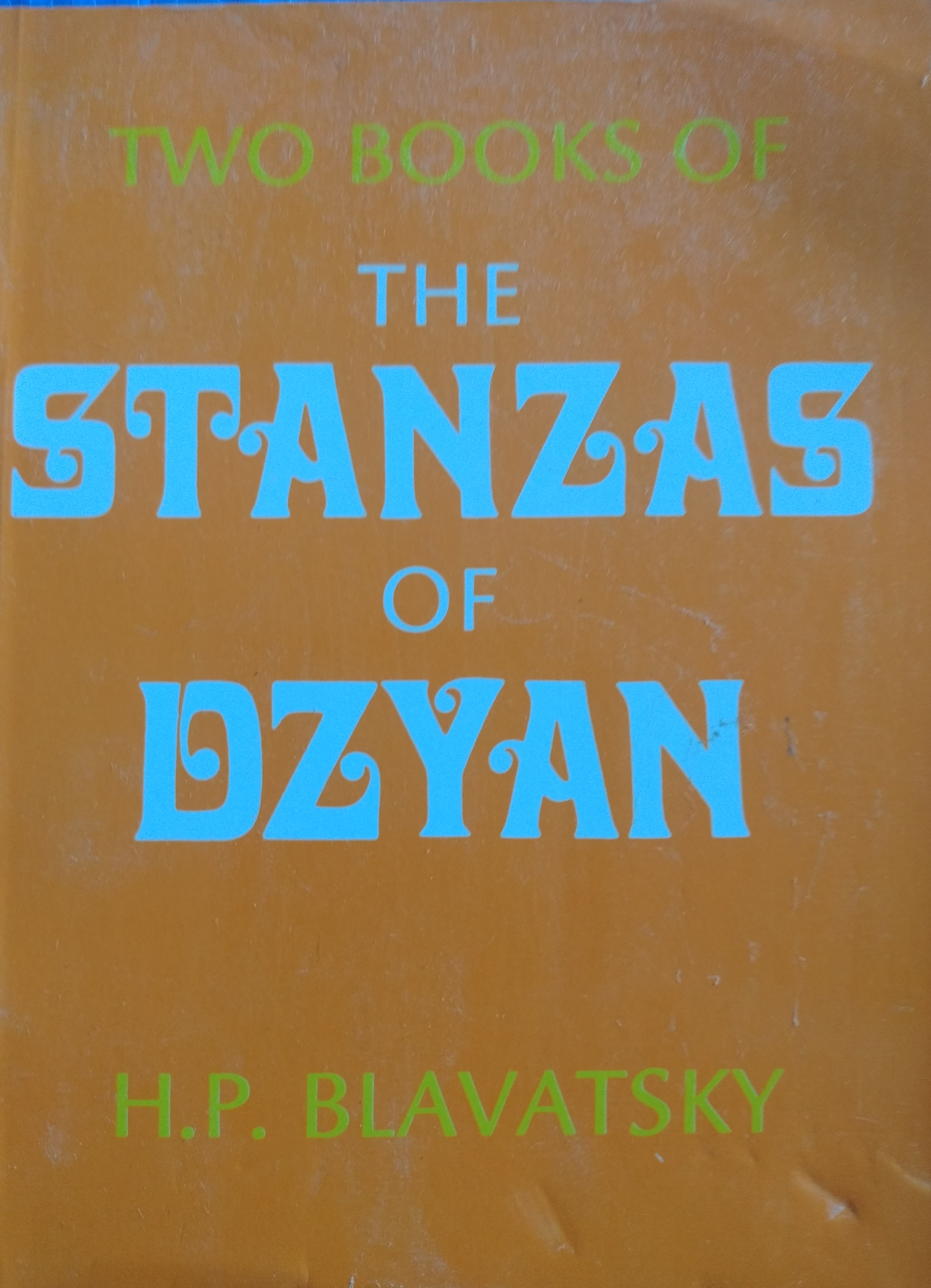 The Stanzas of Dzyan